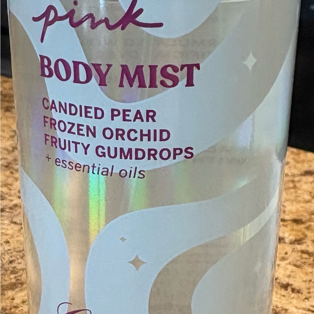 PINK Victoria's Secret Body Mist - Candied Pear & Frozen Orchid